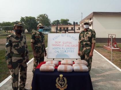 WB: BSF apprehends smuggler, seizes 12 kg ganja, 978 bottles of Phensedyl | WB: BSF apprehends smuggler, seizes 12 kg ganja, 978 bottles of Phensedyl WB: BSF apprehends smuggler, seizes 12 kg ganja, 978 bottles of Phensedyl | WB: BSF apprehends smuggler, seizes 12 kg ganja, 978 bottles of Phensedyl