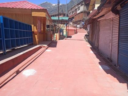 Streets of Badrinath Temple deserted amid lockdown | Streets of Badrinath Temple deserted amid lockdown