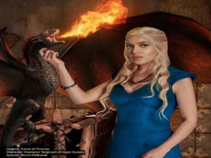 Artist recreates Bhumi Pednekar as Daenerys from Game Of Thrones in a stunning artwork | Artist recreates Bhumi Pednekar as Daenerys from Game Of Thrones in a stunning artwork