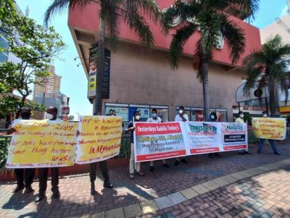 Sri Lankans protest against Pakistan for supporting Taliban in Afghanistan | Sri Lankans protest against Pakistan for supporting Taliban in Afghanistan