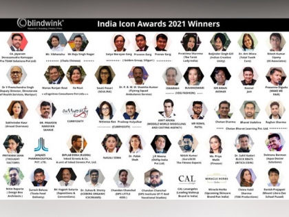 Blindwink announces the winners of India Icon Awards - 2021 | Blindwink announces the winners of India Icon Awards - 2021