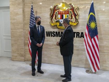Blinken discusses Myanmar situation with Malaysian Foreign Minister Saifuddin Abdullah | Blinken discusses Myanmar situation with Malaysian Foreign Minister Saifuddin Abdullah