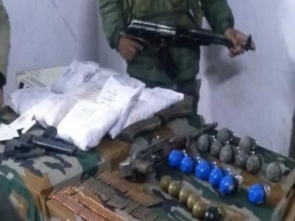 J-K: Huge cache of weapons, drugs recovered from vehicle in Kupwara | J-K: Huge cache of weapons, drugs recovered from vehicle in Kupwara
