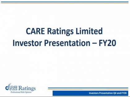 CARE Ratings posts FY20 income at Rs 219 crore | CARE Ratings posts FY20 income at Rs 219 crore