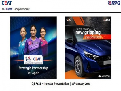 Ceat Q3 PAT up at Rs 132 crore on higher revenues | Ceat Q3 PAT up at Rs 132 crore on higher revenues