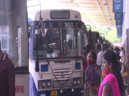Telangana: TRSTC to run 4,000 special buses during Dussehra | Telangana: TRSTC to run 4,000 special buses during Dussehra