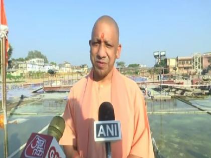 Yogi Adityanath performs Jal Abhishek with Kabul river water at Shree Ram Janmabhoomi | Yogi Adityanath performs Jal Abhishek with Kabul river water at Shree Ram Janmabhoomi