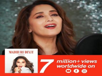 Madhuri Dixit's debut song 'Candle' shoots up to 7 plus million views | Madhuri Dixit's debut song 'Candle' shoots up to 7 plus million views
