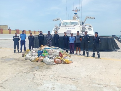 Indian Coast Guard seizes two tonnes of sea cucumber worth Rs 8 cr in TN's Mandapam | Indian Coast Guard seizes two tonnes of sea cucumber worth Rs 8 cr in TN's Mandapam