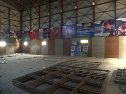 Indoor stadium being constructed in J-K's Budgam to encourage sporting activities | Indoor stadium being constructed in J-K's Budgam to encourage sporting activities