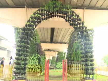 Vertical garden development work in full swing in Jammu under Smart City Project | Vertical garden development work in full swing in Jammu under Smart City Project Vertical garden development work in full swing in Jammu under Smart City Project | Vertical garden development work in full swing in Jammu under Smart City Project