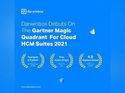 Darwinbox becomes the youngest and only Asian player to feature on Gartner's Magic Quadrant for Cloud HCM Suites 2021 | Darwinbox becomes the youngest and only Asian player to feature on Gartner's Magic Quadrant for Cloud HCM Suites 2021
