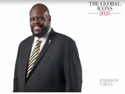 Conducted by Passion Vista, Dr Santarvis Brown receives The Global Icon 2021 award | Conducted by Passion Vista, Dr Santarvis Brown receives The Global Icon 2021 award
