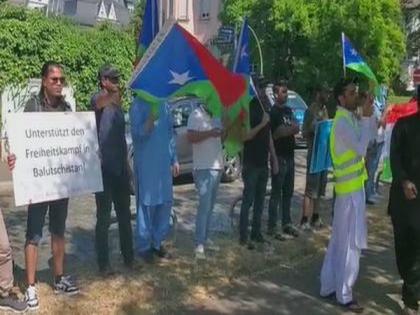Baloch protest outside Pak consulate in Germany to mark August 14 as 'Black Day' | Baloch protest outside Pak consulate in Germany to mark August 14 as 'Black Day'