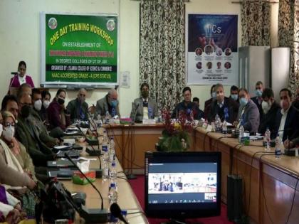 Workshop in J-K on establishment of institutional innovation and incubation centres at colleges | Workshop in J-K on establishment of institutional innovation and incubation centres at colleges Workshop in J-K on establishment of institutional innovation and incubation centres at colleges | Workshop in J-K on establishment of institutional innovation and incubation centres at colleges