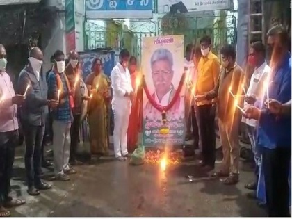 Andhra: Srikalahasti unit of BJP pays homage to P Manikyala Rao | Andhra: Srikalahasti unit of BJP pays homage to P Manikyala Rao