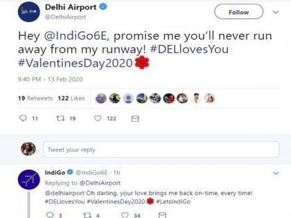 Promise me you'll never run away from my runway: Delhi Airport's heart-filled message to Indigo on V-Day | Promise me you'll never run away from my runway: Delhi Airport's heart-filled message to Indigo on V-Day