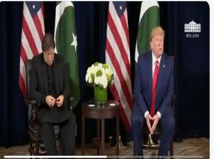 Imran Khan left red faced, Trump ridicules Pak journalists | Imran Khan left red faced, Trump ridicules Pak journalists