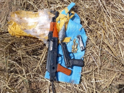 J-K: BSF recovers AK-47, ammunition dropped by drone on international border | J-K: BSF recovers AK-47, ammunition dropped by drone on international border