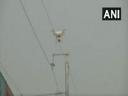 Delhi: Drone cameras deployed at Tikri to monitor situation amid 'chakka jam' | Delhi: Drone cameras deployed at Tikri to monitor situation amid 'chakka jam'