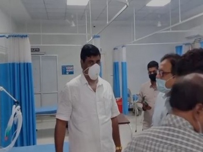 Andhra minister Dharmana Krishna Das inspects COVID-19 preparedness at GEMS Hospital | Andhra minister Dharmana Krishna Das inspects COVID-19 preparedness at GEMS Hospital