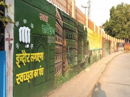 Indore gears up for 2021 Swachh Survekshan, city beautified with wall paintings | Indore gears up for 2021 Swachh Survekshan, city beautified with wall paintings