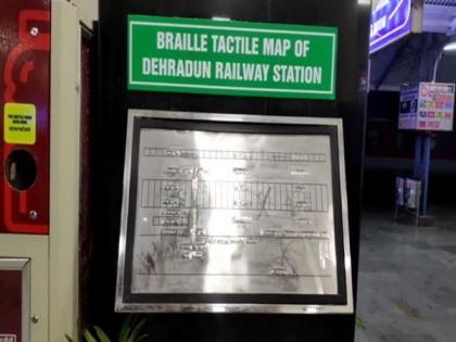 Dehradun Railway Station introduces signage in Braille | Dehradun Railway Station introduces signage in Braille