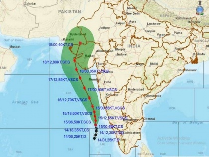 'Tauktae' likely to intensify into very severe cyclonic storm, cross Gujarat coast on May 18 | 'Tauktae' likely to intensify into very severe cyclonic storm, cross Gujarat coast on May 18