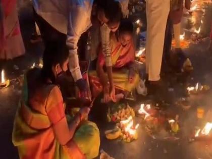 Celebrations begin at Srisailam Lord Mallikarjuna temple as Kartika month begins | Celebrations begin at Srisailam Lord Mallikarjuna temple as Kartika month begins Celebrations begin at Srisailam Lord Mallikarjuna temple as Kartika month begins | Celebrations begin at Srisailam Lord Mallikarjuna temple as Kartika month begins