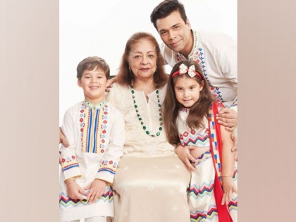 Karan Johar shares sweet Diwali wish with family | Karan Johar shares sweet Diwali wish with family
