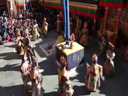 Two-day monastic festival 'Thiksey Gustor' concludes in Leh | Two-day monastic festival 'Thiksey Gustor' concludes in Leh