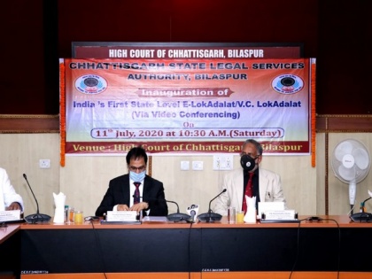 E-Lok Adalat a noble initiative amid COVID-19 crisis: Chhattisgarh HC Chief Justice | E-Lok Adalat a noble initiative amid COVID-19 crisis: Chhattisgarh HC Chief Justice