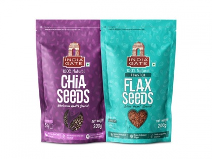 India Gate Basmati Rice extends its existing health portfolio, launches chia seeds and roasted flax seeds | India Gate Basmati Rice extends its existing health portfolio, launches chia seeds and roasted flax seeds