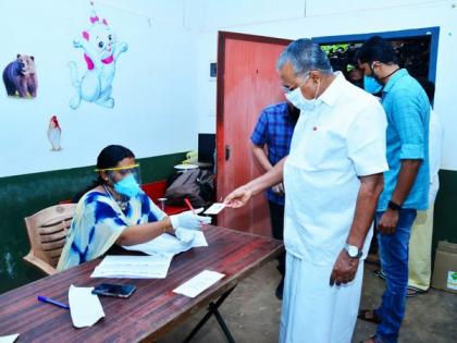 Kerala: Voting for third phase of local body polls underway | Kerala: Voting for third phase of local body polls underway Kerala: Voting for third phase of local body polls underway | Kerala: Voting for third phase of local body polls underway