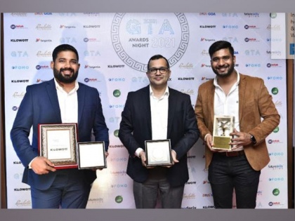 Kilowott bags two awards at prestigious Goa Technology Association Awards | Kilowott bags two awards at prestigious Goa Technology Association Awards