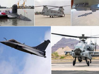 2019 saw major inductions including Chinook and Apache choppers, infantry weapons, submarine | 2019 saw major inductions including Chinook and Apache choppers, infantry weapons, submarine