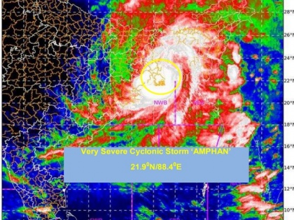 Cyclone Amphan crosses WB-Bangladesh coasts as 'very severe cyclonic storm' | Cyclone Amphan crosses WB-Bangladesh coasts as 'very severe cyclonic storm'