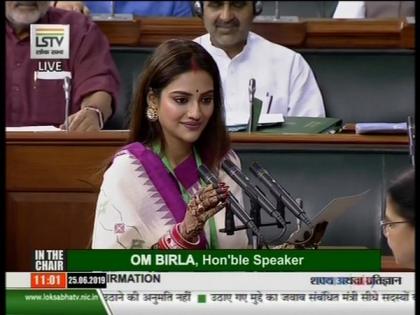 Nusrat Jahan officially informed Lok Sabha Secretariat about her marriage annulment proceedings: Sources | Nusrat Jahan officially informed Lok Sabha Secretariat about her marriage annulment proceedings: Sources