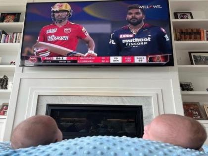 Preity Zinta's little twins look adorable watching their first IPL game | Preity Zinta's little twins look adorable watching their first IPL game