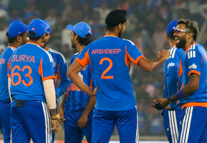 5th T20I: Varma, Pandya, Bumrah, Chakaravarthy help India clinch series 3-1 win | 5th T20I: Varma, Pandya, Bumrah, Chakaravarthy help India clinch series 3-1 win