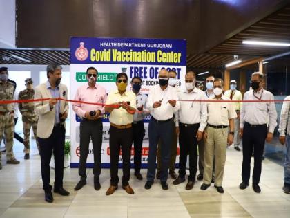 Covid vaccination centre comes up at Gurgaon's Huda City Centre metro station | Covid vaccination centre comes up at Gurgaon's Huda City Centre metro station