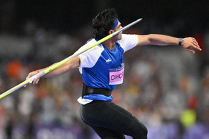 Monkey off his back: Neeraj Chopra finally breaches 90m mark at Doha Diamond League | Monkey off his back: Neeraj Chopra finally breaches 90m mark at Doha Diamond League