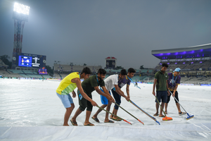 IPL 2024: Inclement weather delays toss for KKR v MI match at Eden | IPL 2024: Inclement weather delays toss for KKR v MI match at Eden