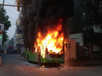 Delhi: DTC buses torched as protests against Citizenship Act turn violent | Delhi: DTC buses torched as protests against Citizenship Act turn violent
