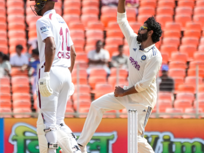 1st Test: Jadeja, Kuldeep, Siraj strike as India eye innings win, reduce WI to 66/5 | 1st Test: Jadeja, Kuldeep, Siraj strike as India eye innings win, reduce WI to 66/5