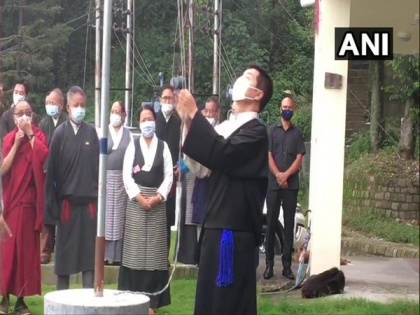 Central Tibetan Administration hoists national flag in Dharamshala on 74th Independence Day | Central Tibetan Administration hoists national flag in Dharamshala on 74th Independence Day