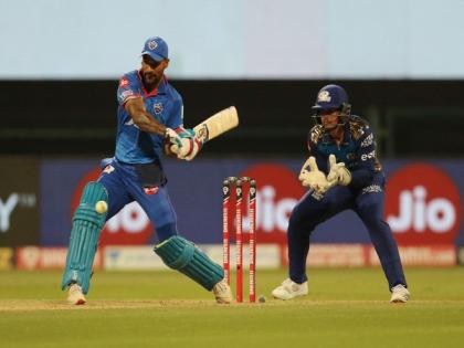 IPL 13: Dhawan's fifty helps Delhi to post 162/4 against Mumbai Indians | IPL 13: Dhawan's fifty helps Delhi to post 162/4 against Mumbai Indians