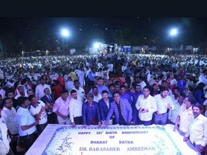 JAI BHEEM Short Video app celebrates pre Dr. Ambedkar Jayanti festivities at Jamboree Maidan, Worli | JAI BHEEM Short Video app celebrates pre Dr. Ambedkar Jayanti festivities at Jamboree Maidan, Worli