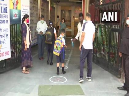 UP schools reopen for classes 1 to 5 with strict COVID-19 protocols | UP schools reopen for classes 1 to 5 with strict COVID-19 protocols