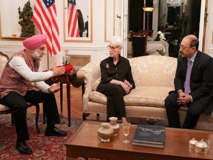 India's Ambassador to US hosts Indian Foreign Secy, US' Deputy Secy State at India House | India's Ambassador to US hosts Indian Foreign Secy, US' Deputy Secy State at India House